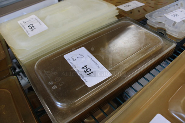6 Poly 1/3 Size Drop In Bin Lids. 6 Times Your Bid! - Image 2 of 3