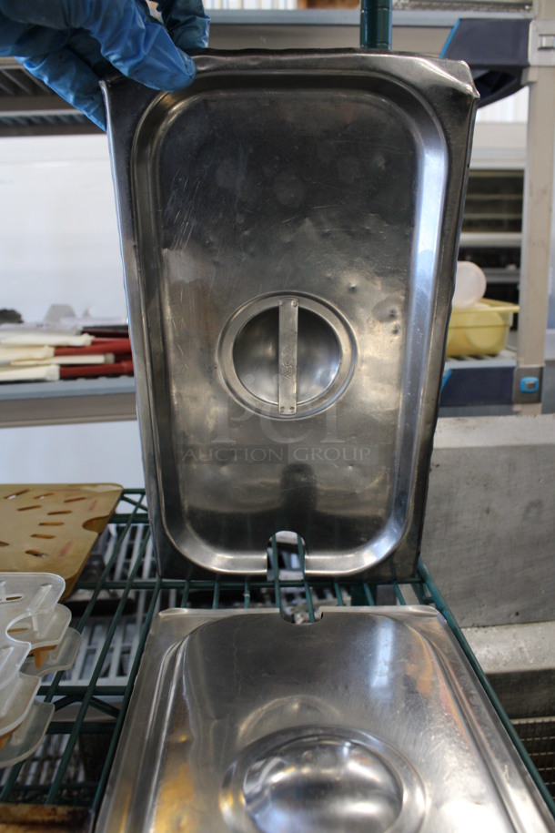 2 Stainless Steel 1/3 Size Drop In Bin Lids. 2 Times Your Bid! - Image 3 of 3