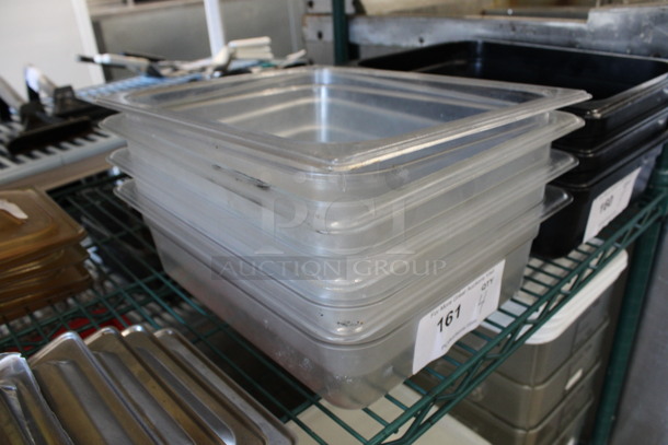 4 Clear Poly 1/2 Size Drop In Bins. 1/2x4. 4 Times Your Bid! - Image 2 of 3