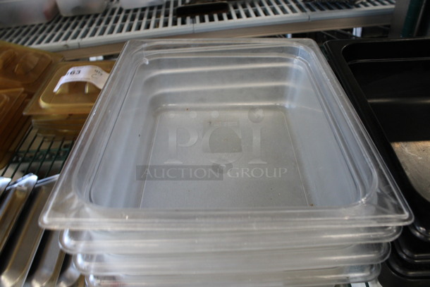 4 Clear Poly 1/2 Size Drop In Bins. 1/2x4. 4 Times Your Bid! - Image 3 of 3