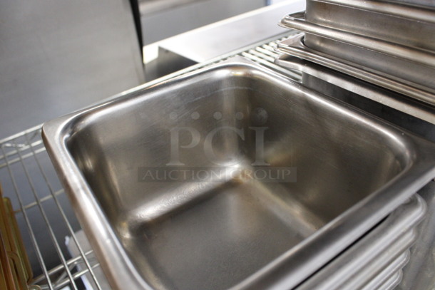 5 Stainless Steel 1/6 Size Drop In Bins. 1/6x4. 5 Times Your Bid! - Image 2 of 3