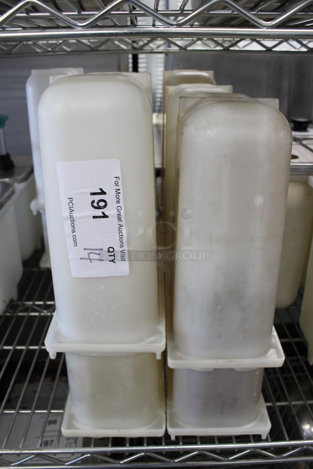 14 Poly Bins. 4.5x7.5x10. 14 Times Your Bid! - Image 1 of 3