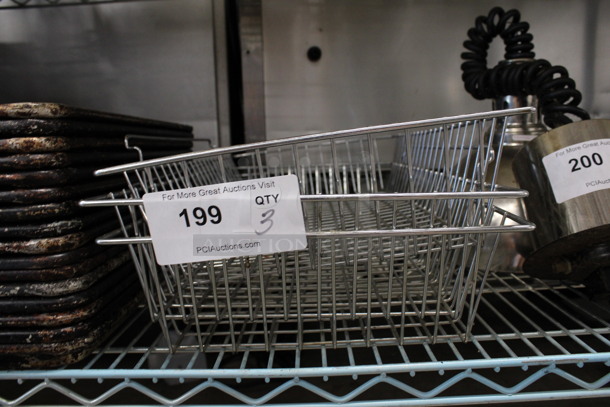 3 Metal Wire Baskets. 12x24x6. 3 Times Your Bid! - Image 3 of 3