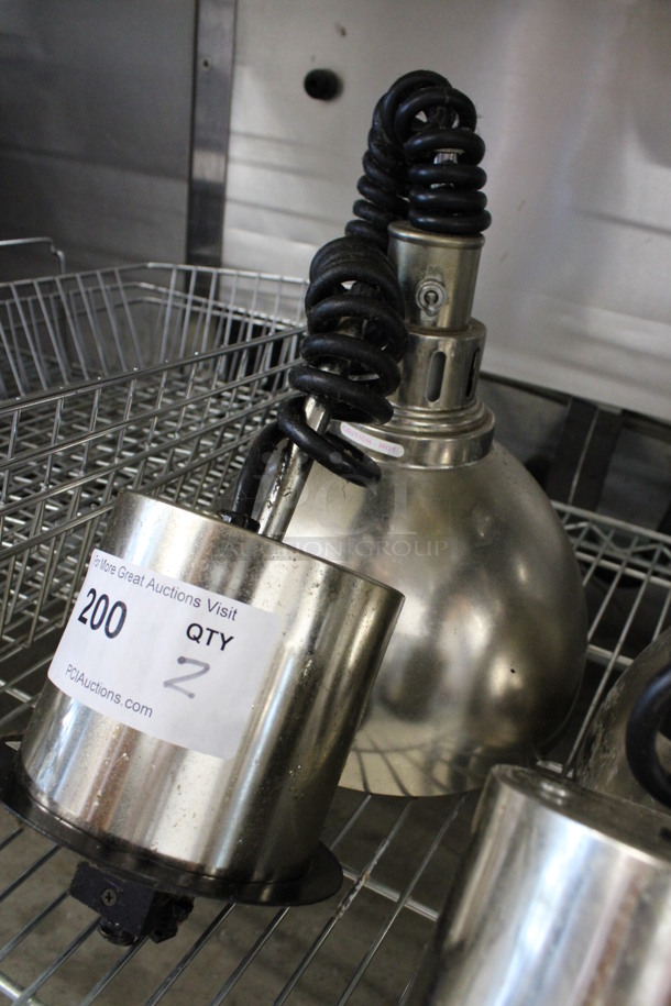 2 Metal Heat Lamps. 9x9x11. 2 Times Your Bid! - Image 3 of 3