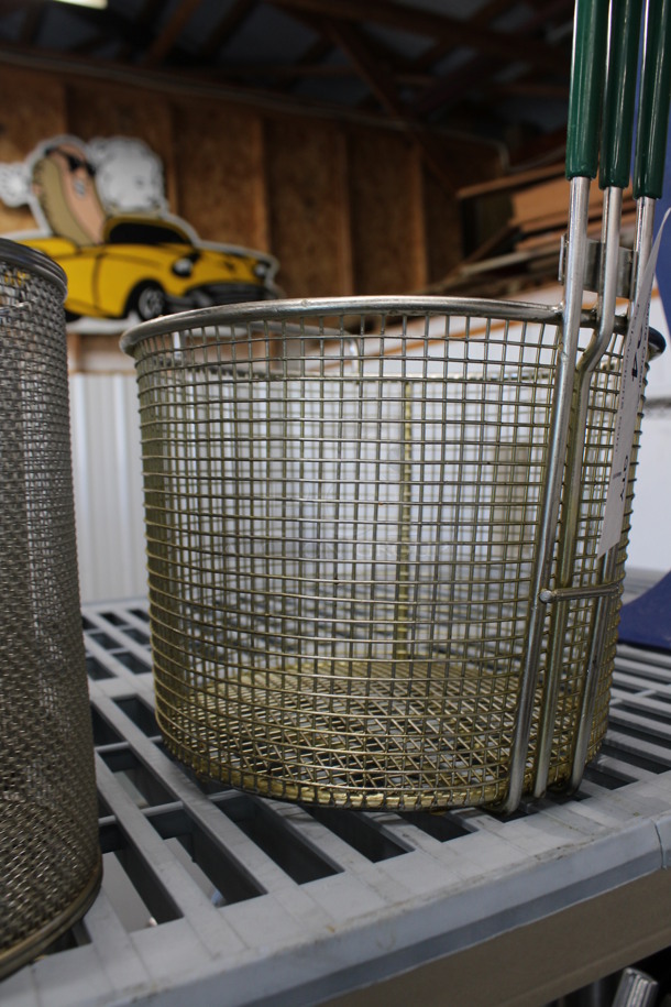 Metal Basket. 9x9x16 - Image 2 of 2