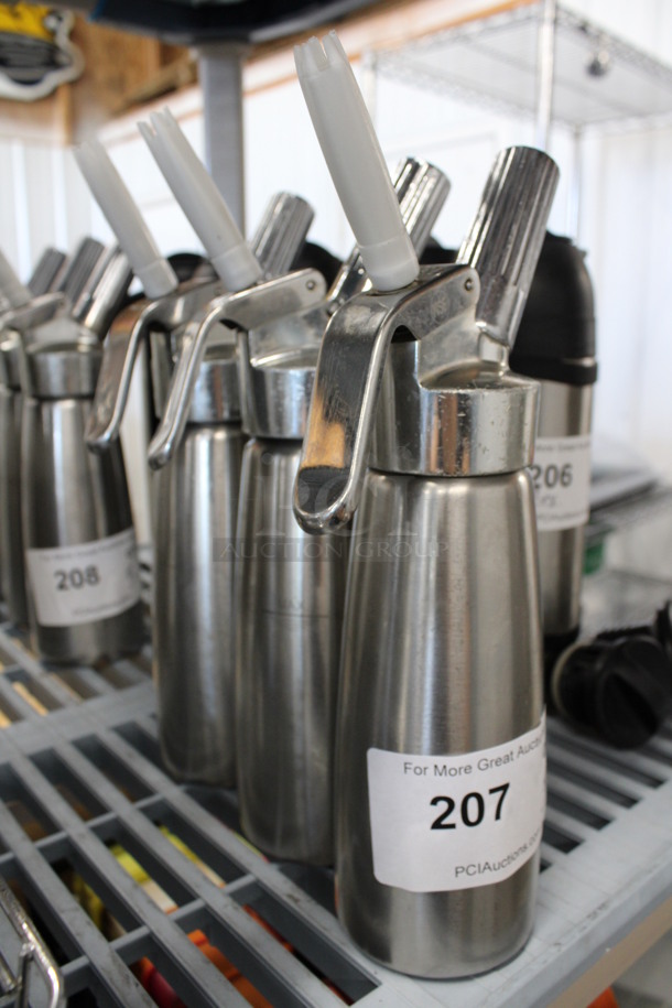 3 Stainless Steel Whipped Cream Dispensers. 5x3x12. 3 Times Your Bid! - Image 2 of 4