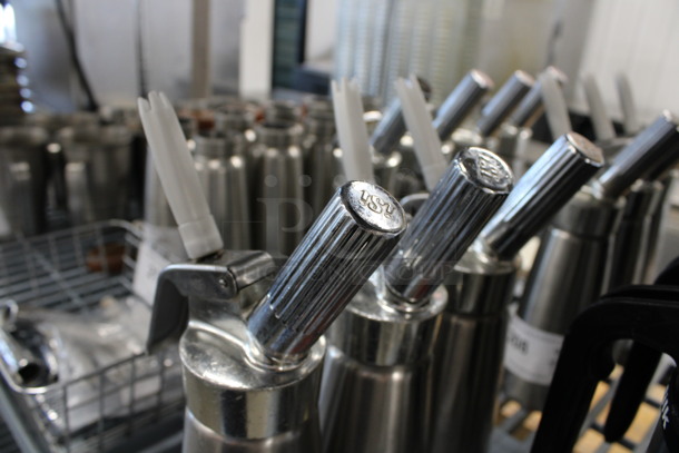3 Stainless Steel Whipped Cream Dispensers. 5x3x12. 3 Times Your Bid! - Image 4 of 4