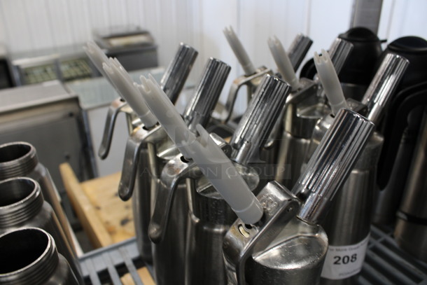 4 Stainless Steel Whipped Cream Dispensers. 5x3x12. 4 Times Your Bid! - Image 2 of 4