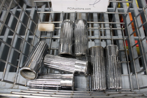 ALL ONE MONEY! Lot of Various Pieces to Whipped Cream Dispenser in Metal Wire Basket!  - Image 2 of 4