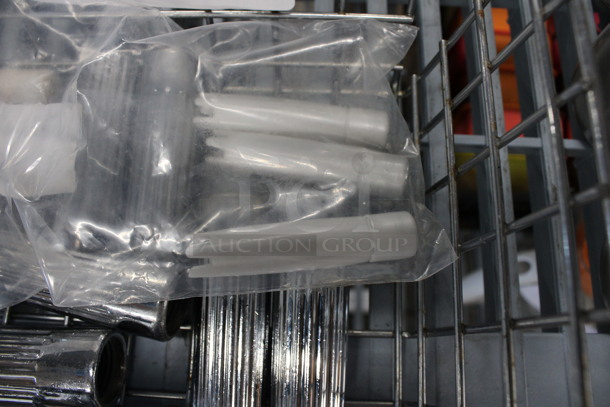 ALL ONE MONEY! Lot of Various Pieces to Whipped Cream Dispenser in Metal Wire Basket!  - Image 3 of 4