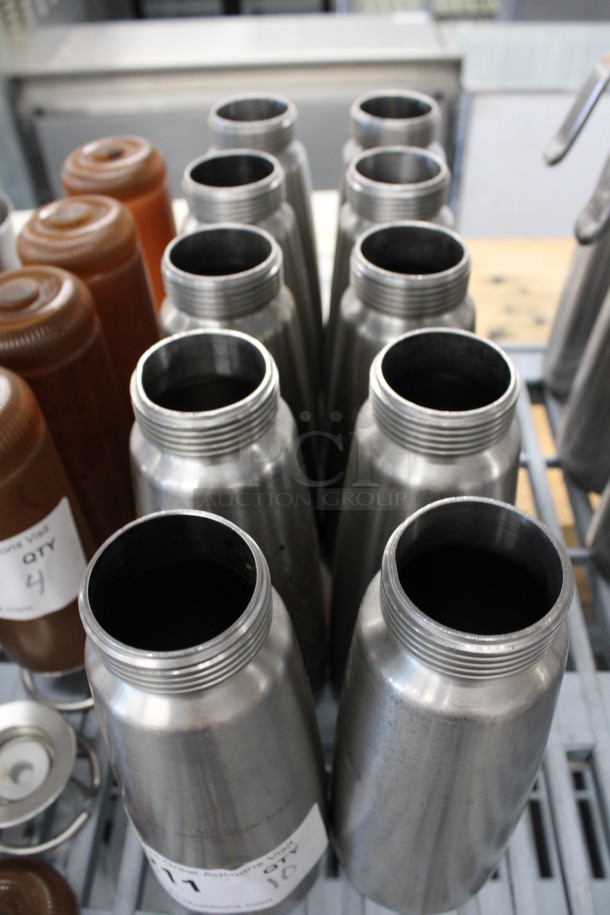 10 Stainless Steel Bottom Pieces to Whipped Cream Dispensers. 3x3x8. 10 Times Your Bid! - Image 2 of 3