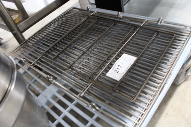 ALL ONE MONEY! Lot of 5 Metal Racks! 16.5x24.5x1, 15.5x11.5x0.5 - Image 2 of 3
