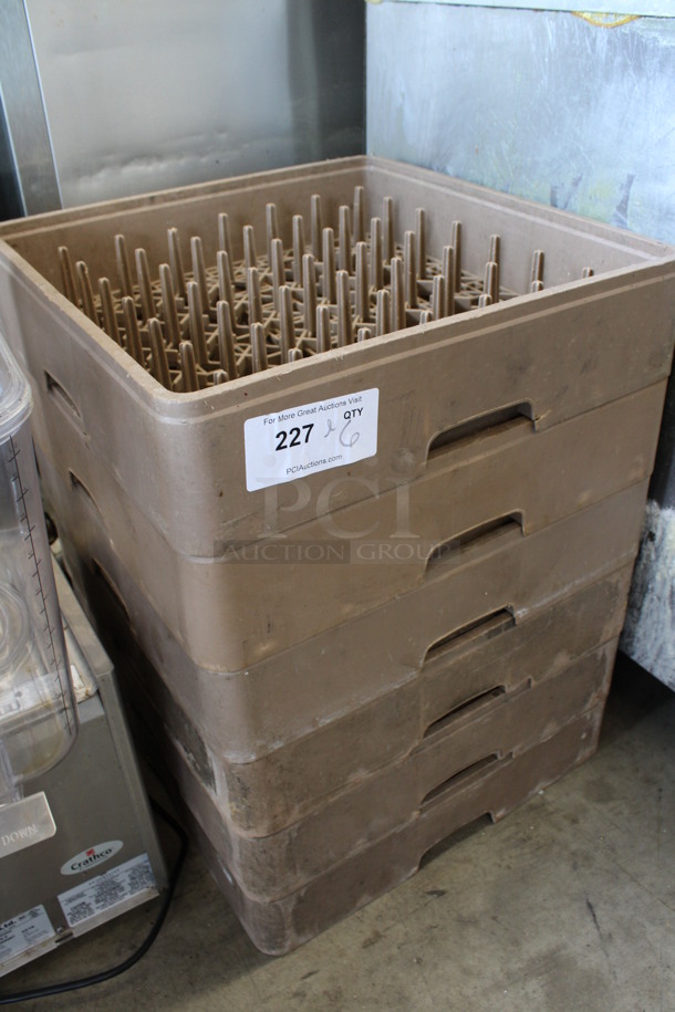 ALL ONE MONEY! Lot of 6 Brown Dish Caddies! 19.5x19.5x4.5 - Image 2 of 3