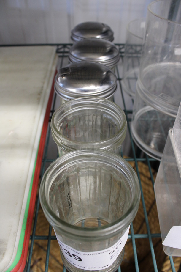 5 Sugar Shakers w/ 3 Lids. 3x3x5.5. 5 Times Your Bid! - Image 2 of 3