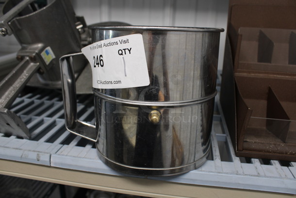 Metal Sifter. 8x6.5x6.5 - Image 3 of 3