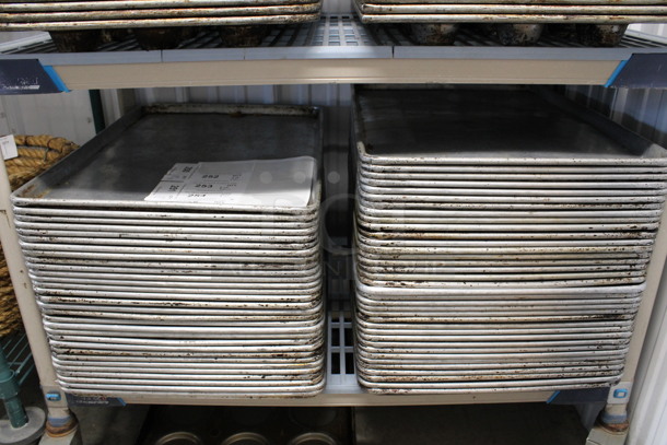 12 Metal Full Size Baking Pans. 18x26x1. 12 Times Your Bid! - Image 3 of 3