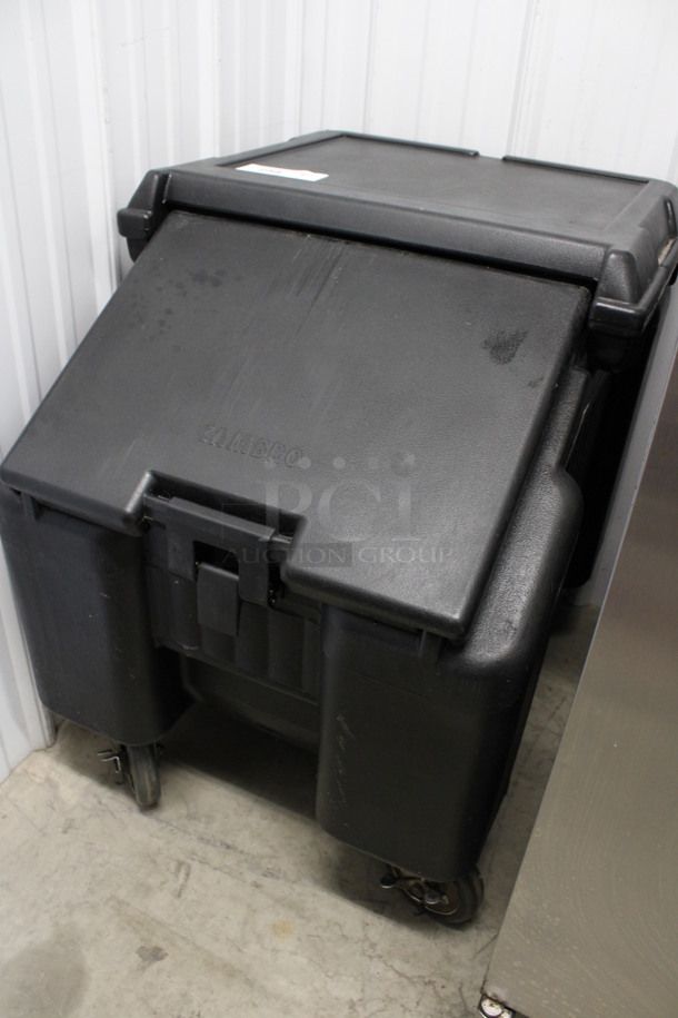 Cambro Black Poly Portable Ice Bin on Commercial Casters. 23x29x29 - Image 2 of 5