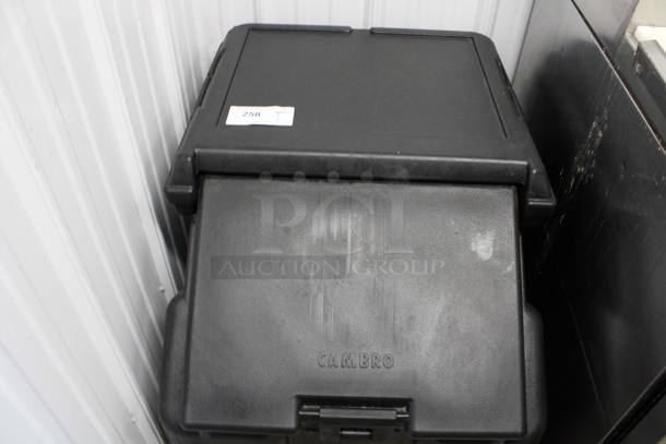 Cambro Black Poly Portable Ice Bin on Commercial Casters. 23x29x29 - Image 3 of 5