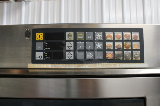 2 BEAUTIFUL! MIWE Model EC 10.1826 Stainless Steel Commercial Electric Powered Econo Convection Oven w/ View Through Doors and Metal Oven Racks on Commercial Casters. 208 Volts, 3 Phase. 35.5x36x73.5. 2 Times Your Bid! - Image 3 of 8