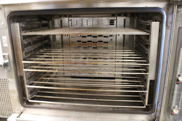 2 BEAUTIFUL! MIWE Model EC 10.1826 Stainless Steel Commercial Electric Powered Econo Convection Oven w/ View Through Doors and Metal Oven Racks on Commercial Casters. 208 Volts, 3 Phase. 35.5x36x73.5. 2 Times Your Bid! - Image 6 of 8