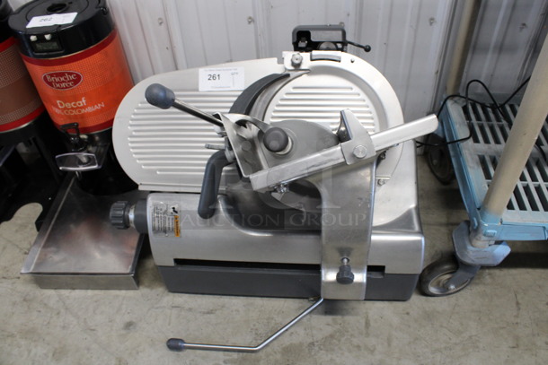 SWEET! Hobart Model 2712 Stainless Steel Commercial Countertop Automatic Meat Slicer. 120 Volts, 1 Phase. 28x25x28. Tested and Working!