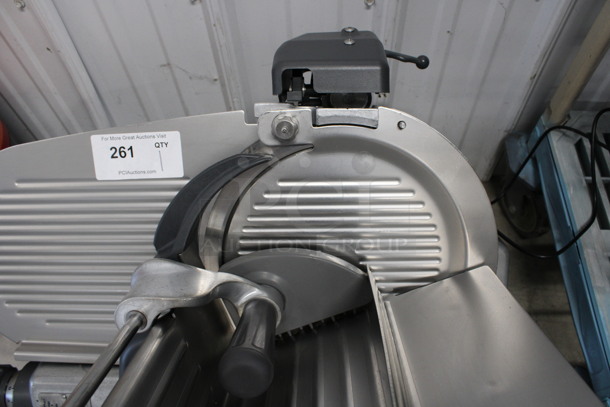 SWEET! Hobart Model 2712 Stainless Steel Commercial Countertop Automatic Meat Slicer. 120 Volts, 1 Phase. 28x25x28. Tested and Working! - Image 5 of 8