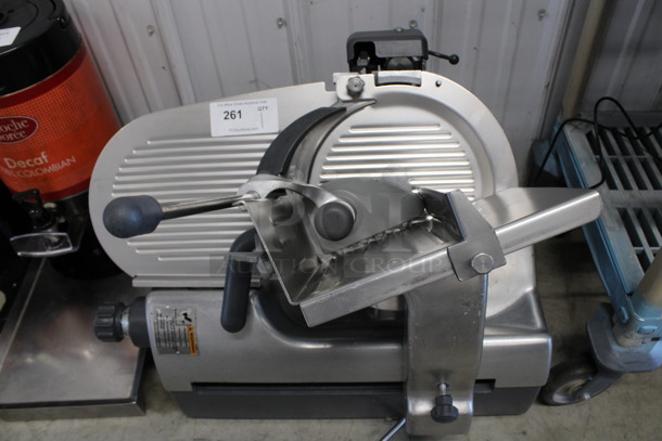 SWEET! Hobart Model 2712 Stainless Steel Commercial Countertop Automatic Meat Slicer. 120 Volts, 1 Phase. 28x25x28. Tested and Working! - Image 7 of 8