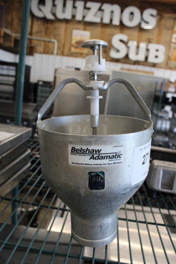 Belshaw Adamatic Metal Dough Dropper. 6.5x6.5x12.5