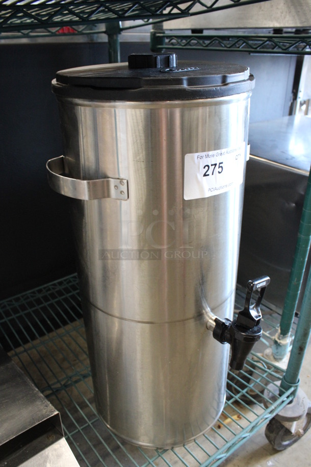 Stainless Steel Beverage Holder Dispenser w/ Lid. 10.5x11.5x22 - Image 2 of 4