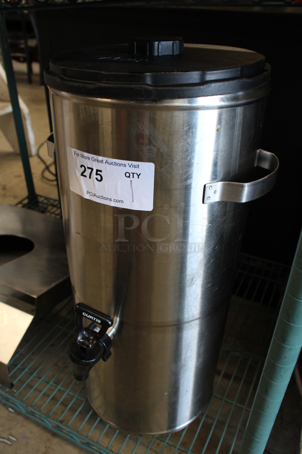 Stainless Steel Beverage Holder Dispenser w/ Lid. 10.5x11.5x22 - Image 3 of 4