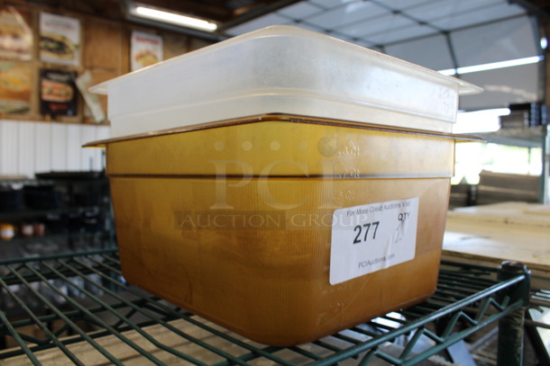 2 Poly 1/2 Size Drop In Bins. 1/2x6. 2 Times Your Bid! - Image 2 of 3