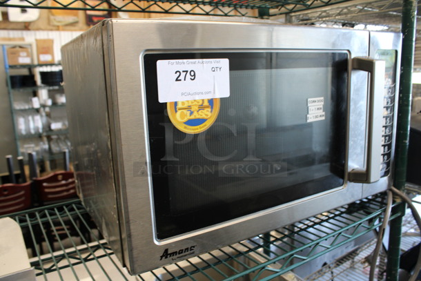 Amana Model RCS10TS Stainless Steel Commercial Countertop Microwave Oven. 120 Volts, 1 Phase. 22x17x14 - Image 2 of 5