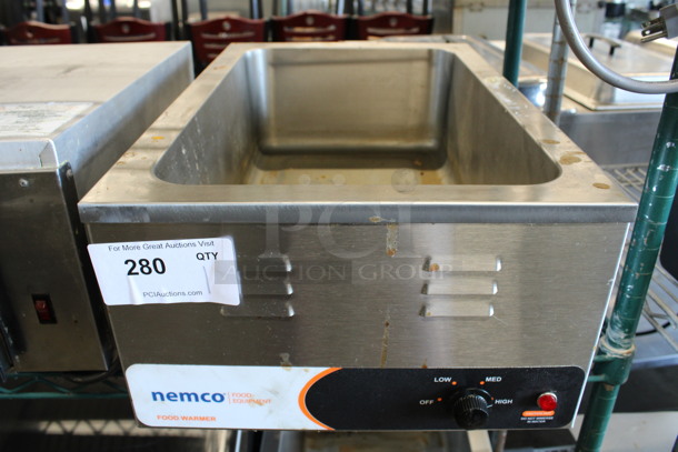 2021 Nemco Model 6055A Stainless Steel Commercial Countertop Food Warmer. 120 Volts, 1 Phase. 15x23x8.5. Tested and Working!