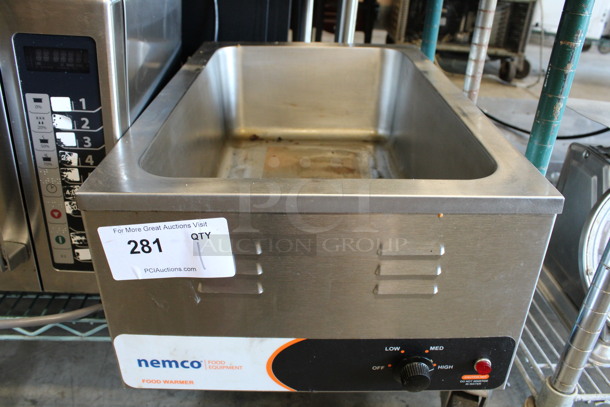 2019 Nemco Model 6055A Stainless Steel Commercial Countertop Food Warmer. 120 Volts, 1 Phase. 15x23x8.5. Tested and Working!