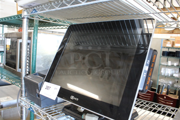 NCR Model RealPOS XR5 15" POS Monitor w/ Epson Model M244A Receipt Printer.  - Image 2 of 8