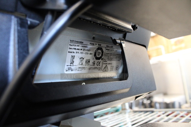NCR Model RealPOS XR5 15" POS Monitor w/ Epson Model M244A Receipt Printer.  - Image 3 of 8