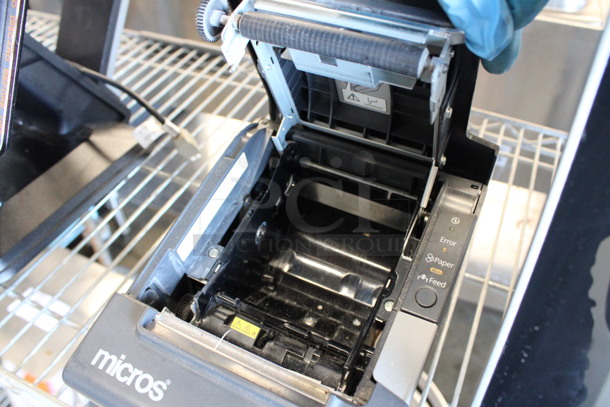 NCR Model RealPOS XR5 15" POS Monitor w/ Epson Model M244A Receipt Printer.  - Image 3 of 6