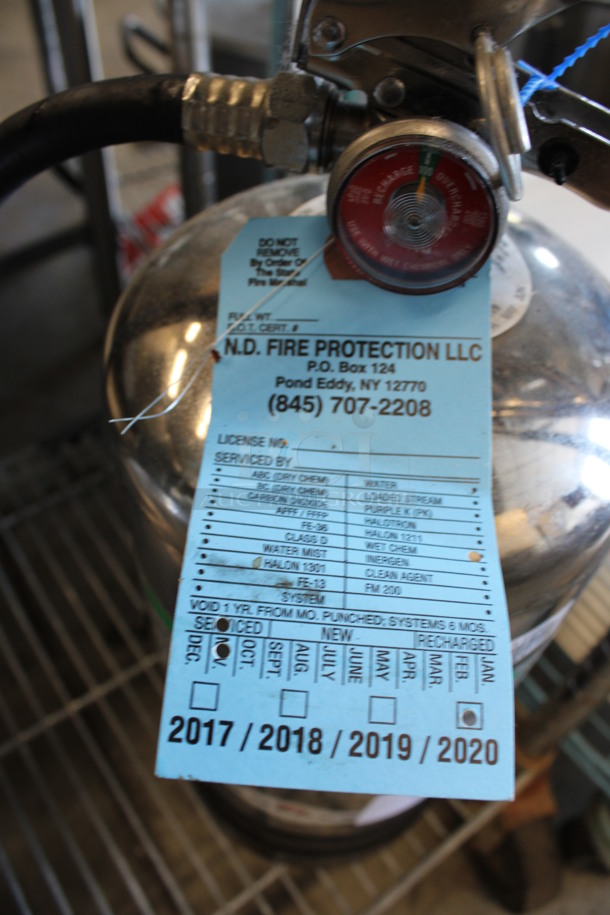 Amerex Wet Chemical Fire Extinguisher. 8x7x20 - Image 3 of 4