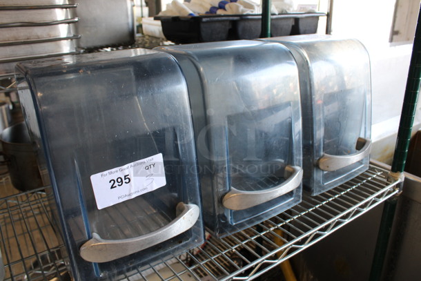 3 Poly Dome Pitcher Covers for Blender Base. 8.5x9.5x11.5. 3 Times Your Bid! - Image 2 of 3