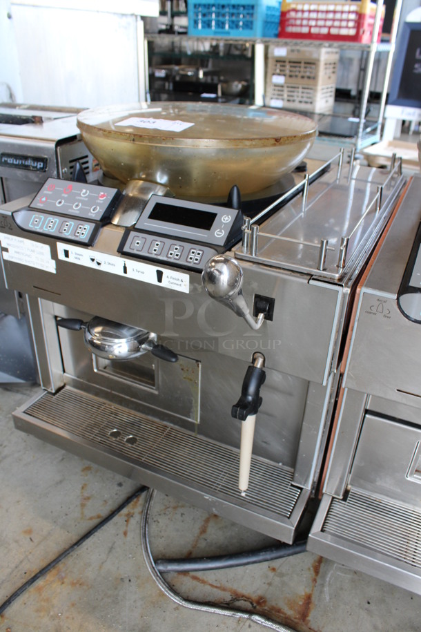 Mastrena Starbucks Stainless Steel Commercial Countertop Automatic Single Group Espresso Machine w/ Hopper and Steam Wand. 208 Volts, 1 Phase. 21x24x26 - Image 2 of 7