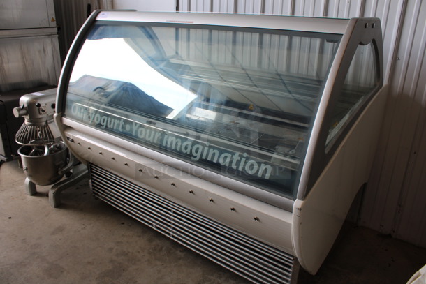 GTI Designs Model Q-18 Metal Commercial Floor Style 18 Pan Gelato Display Case Merchandiser. 208 Volts. 68x48x55 - Image 2 of 6