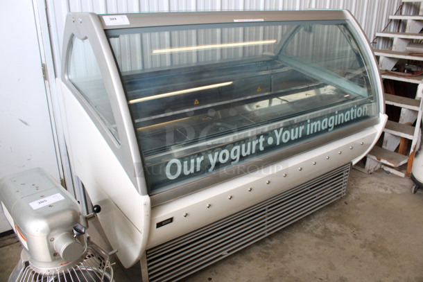 GTI Designs Model Q-18 Metal Commercial Floor Style 18 Pan Gelato Display Case Merchandiser. 208 Volts. 68x48x55 - Image 3 of 6