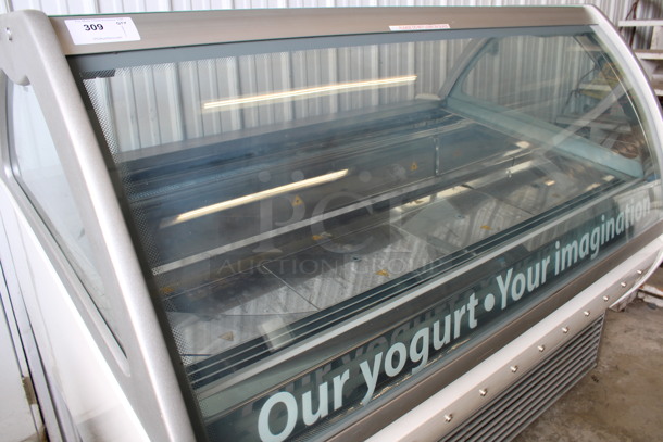 GTI Designs Model Q-18 Metal Commercial Floor Style 18 Pan Gelato Display Case Merchandiser. 208 Volts. 68x48x55 - Image 4 of 6