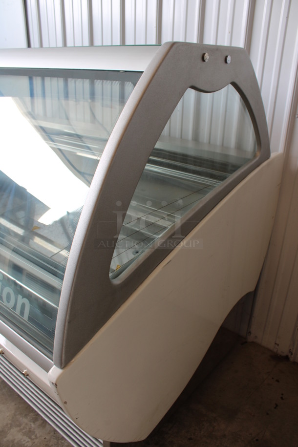 GTI Designs Model Q-18 Metal Commercial Floor Style 18 Pan Gelato Display Case Merchandiser. 208 Volts. 68x48x55 - Image 6 of 6