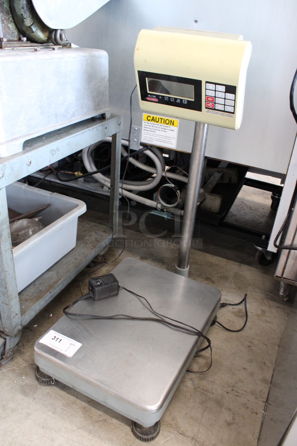 Avery Berkel HL120 Metal Commercial Floor Style Food Portioning Scale. 15x24x35. Tested and Working! - Image 2 of 5