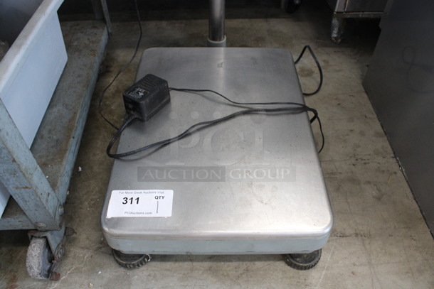 Avery Berkel HL120 Metal Commercial Floor Style Food Portioning Scale. 15x24x35. Tested and Working! - Image 4 of 5