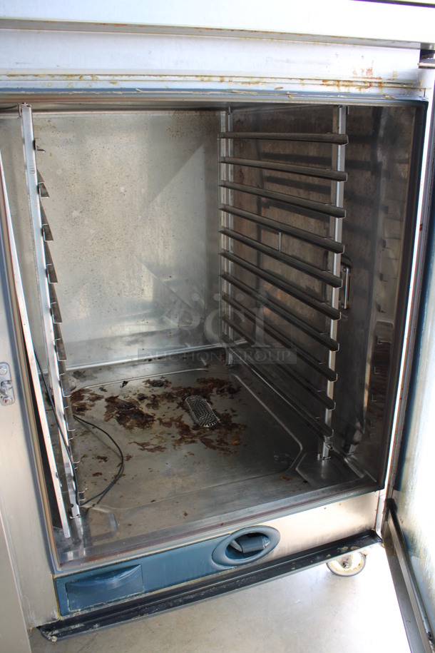2 GORGEOUS! 2011 Rational 5Senses Stainless Steel Commercial Combitherm Self Cooking Center Convection Ovens on Commercial Casters. Top Model: SCC WE 62. Bottom Model: SCC WE 102. 480 Volts, 3 Phase. 42x40x73. 2 Times Your Bid! - Image 3 of 6