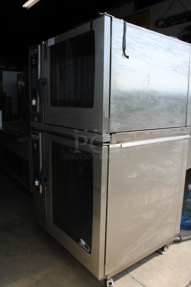 2 GORGEOUS! 2011 Rational 5Senses Stainless Steel Commercial Combitherm Self Cooking Center Convection Ovens on Commercial Casters. Top Model: SCC WE 62. Bottom Model: SCC WE 102. 480 Volts, 3 Phase. 42x40x73. 2 Times Your Bid! - Image 6 of 6