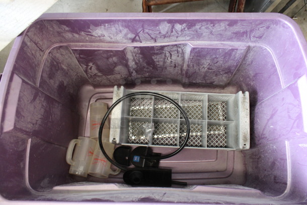 ALL ONE MONEY! Lot of Various Items In Purple and Gray Bins! - Image 2 of 3