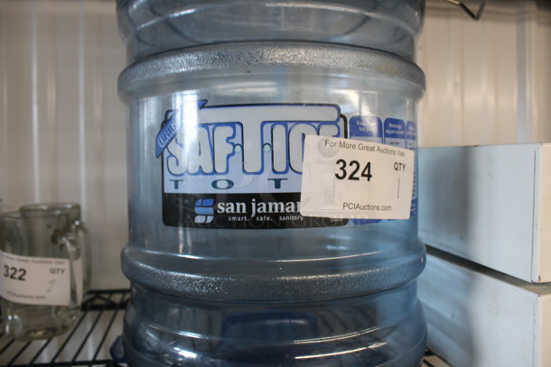 San Jamar Blue Poly Ice Bucket. 15x11x17 - Image 3 of 3